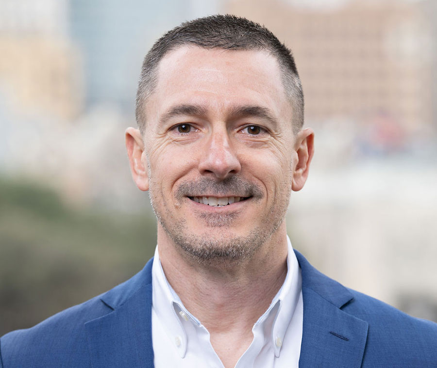 Josh Anderson smiles at the camera.