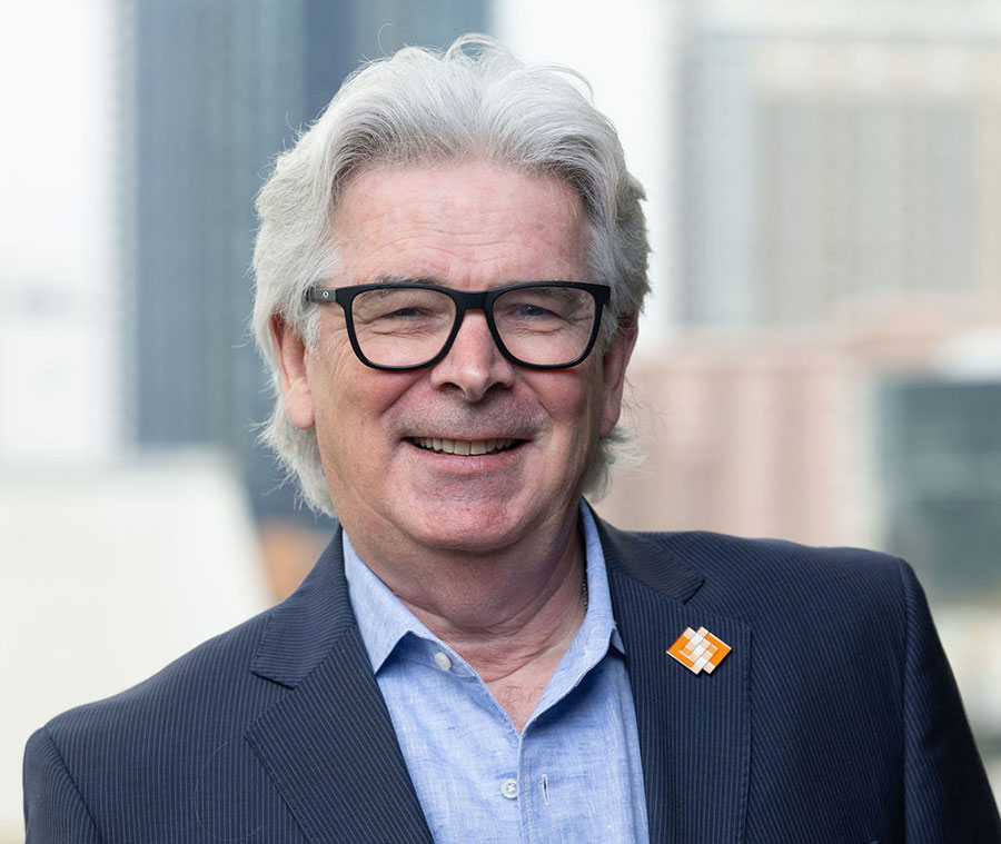 Ross Young, CEO, in color photo.