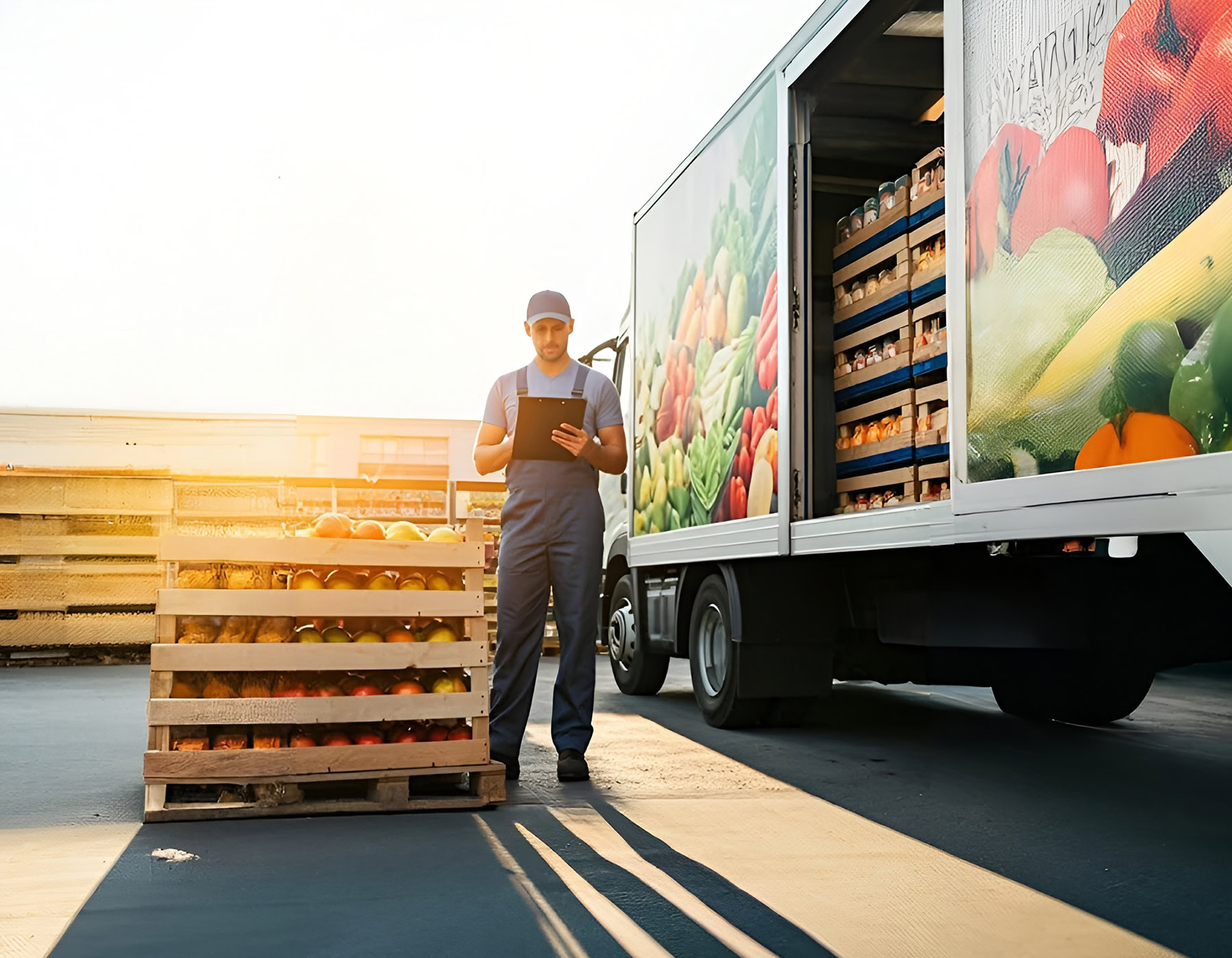 A delivery driver uses MobileConductor to manage his deliveries with perfect visibility.