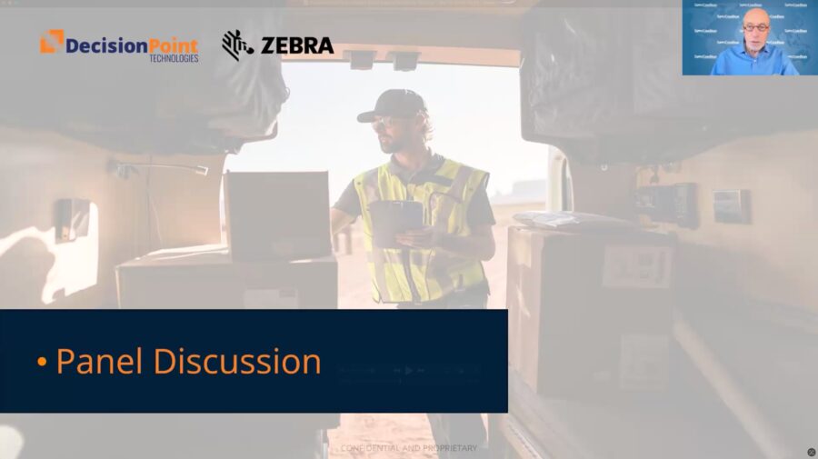 Screen capture from the Zebra-DecisionPoint How to Transform Field Operations Webinar.