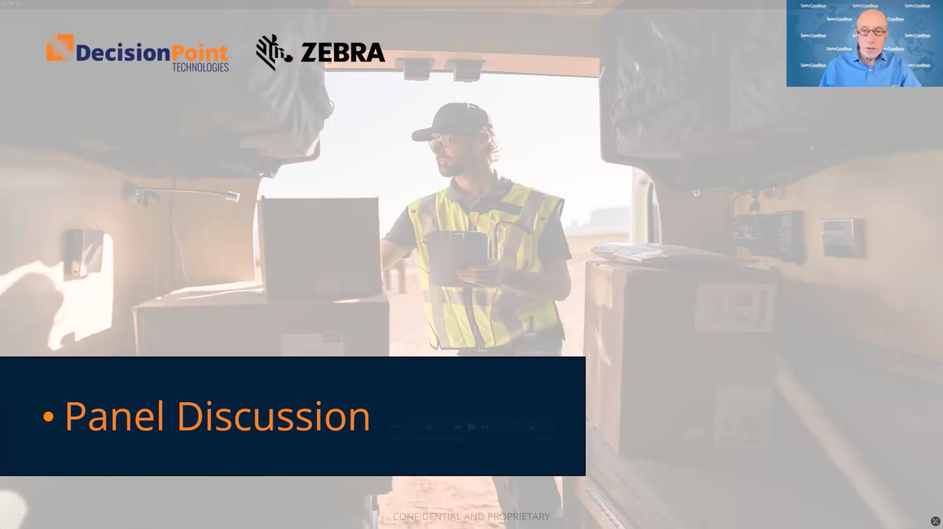Screen capture from the Zebra-DecisionPoint How to Transform Field Operations Webinar.