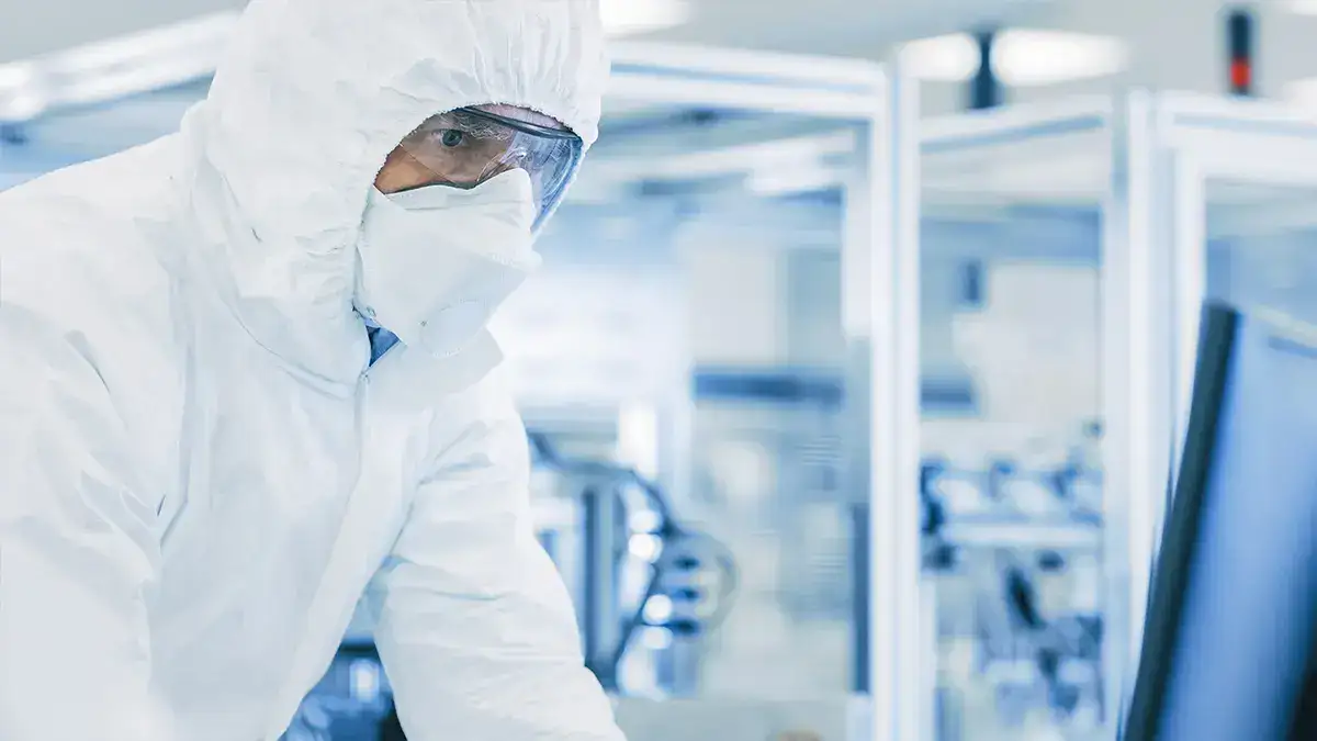 CTM 3600a-PA printer applicator for clean room labeling automation at CORPAK MedSystems